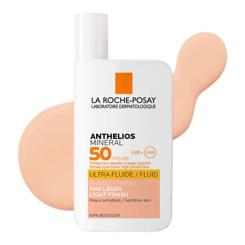 ANTHELIOS MINERAL TINTED ULTRA FLUID SPF 50 FACIAL SUNSCREEN